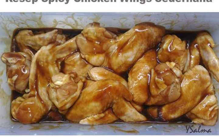 spicy chicken wings resep